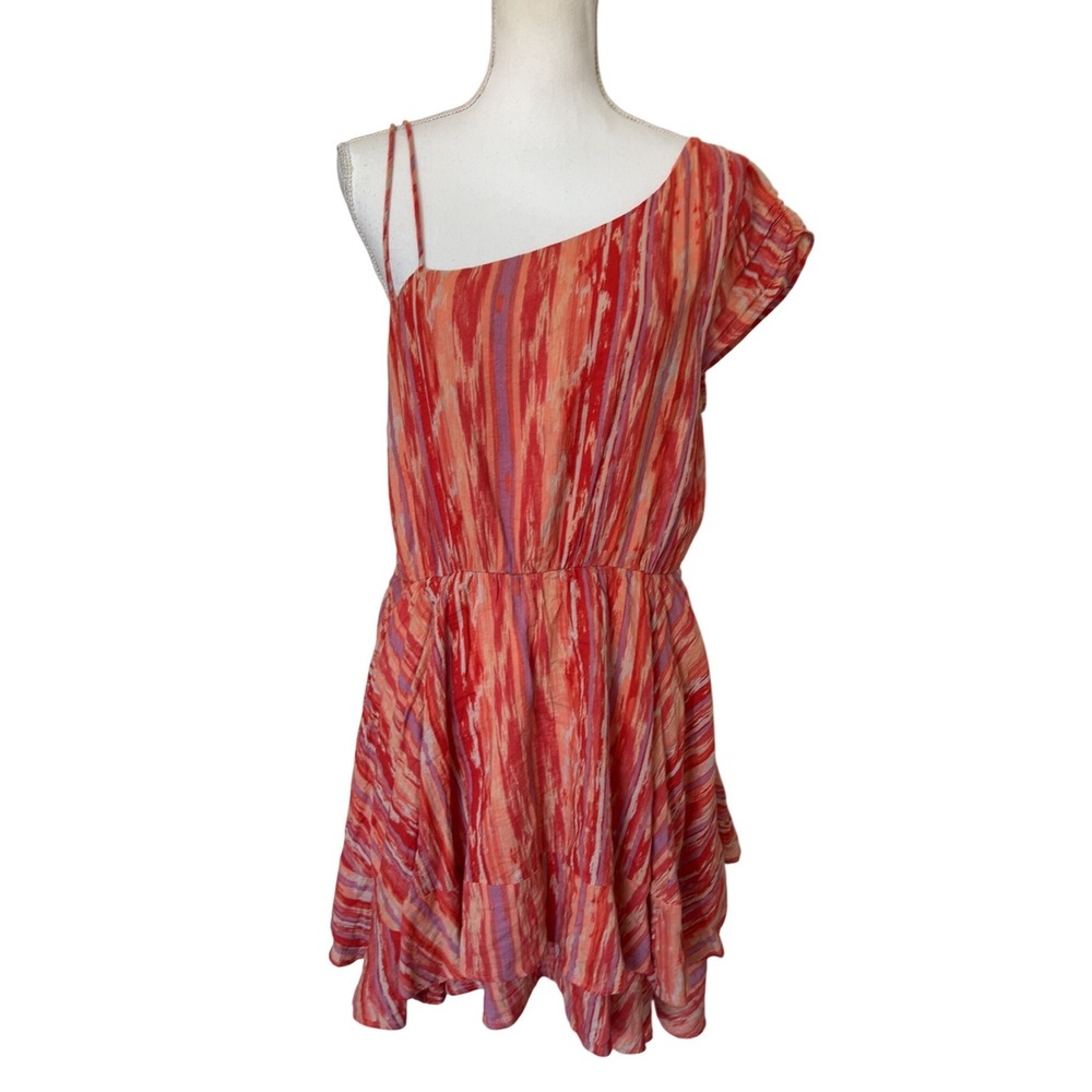 Free‎ People Orange Coral Summer Dress Size Medium